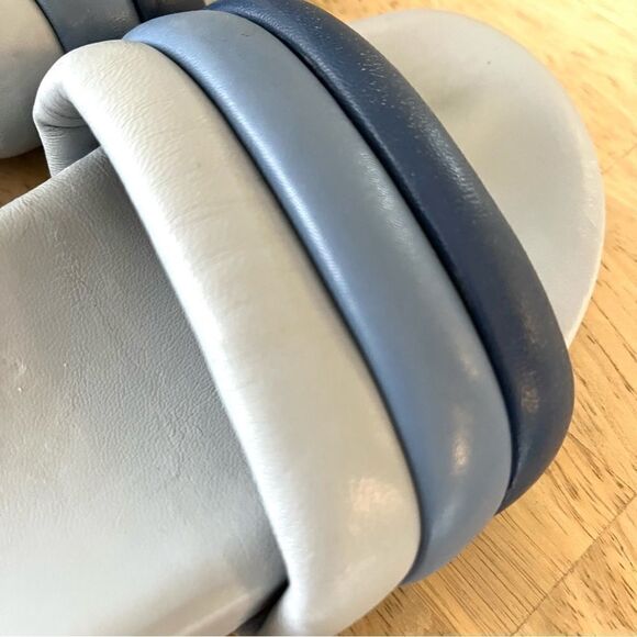 Seychelles Low Key Slides in Multi Blue Leather, 7, NWOB - Picture 8 of 10